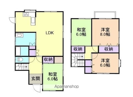 西庄戸建（１０５６－１４６）[4LDK/120.3m2]の間取図