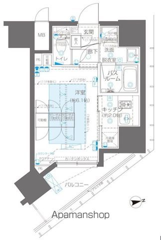 【ＺＯＯＭ新宿御苑前の間取り】