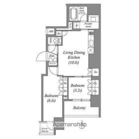 ACP RESIDENCE 錦糸町の間取り写真