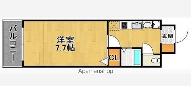 サンセット室見の間取り写真