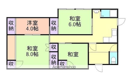 東高松戸建[3DK/72.72m2]の間取図