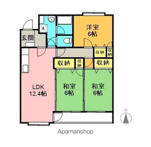 リファインメゾン祈年町の間取り