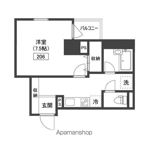 ガーデン代々木上原EASTの間取り写真